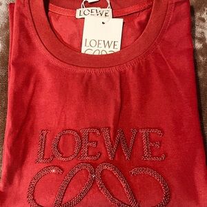 Loewe Scarlet Embroidered Tee